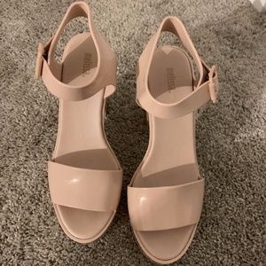 Melissa nude platform heels